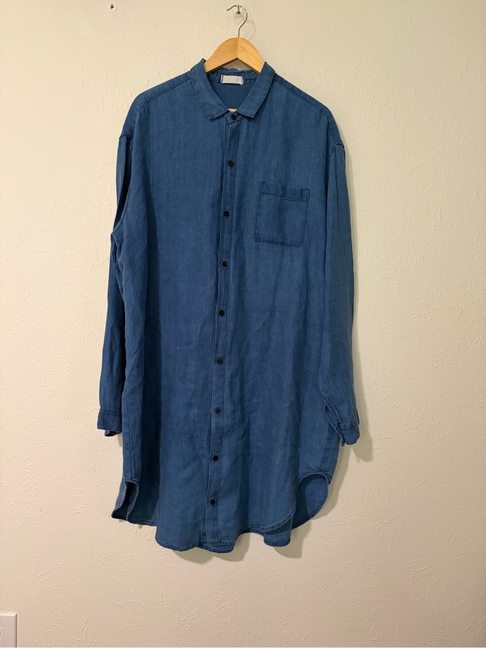 CP Shades Linen Shirt Dress Size Large